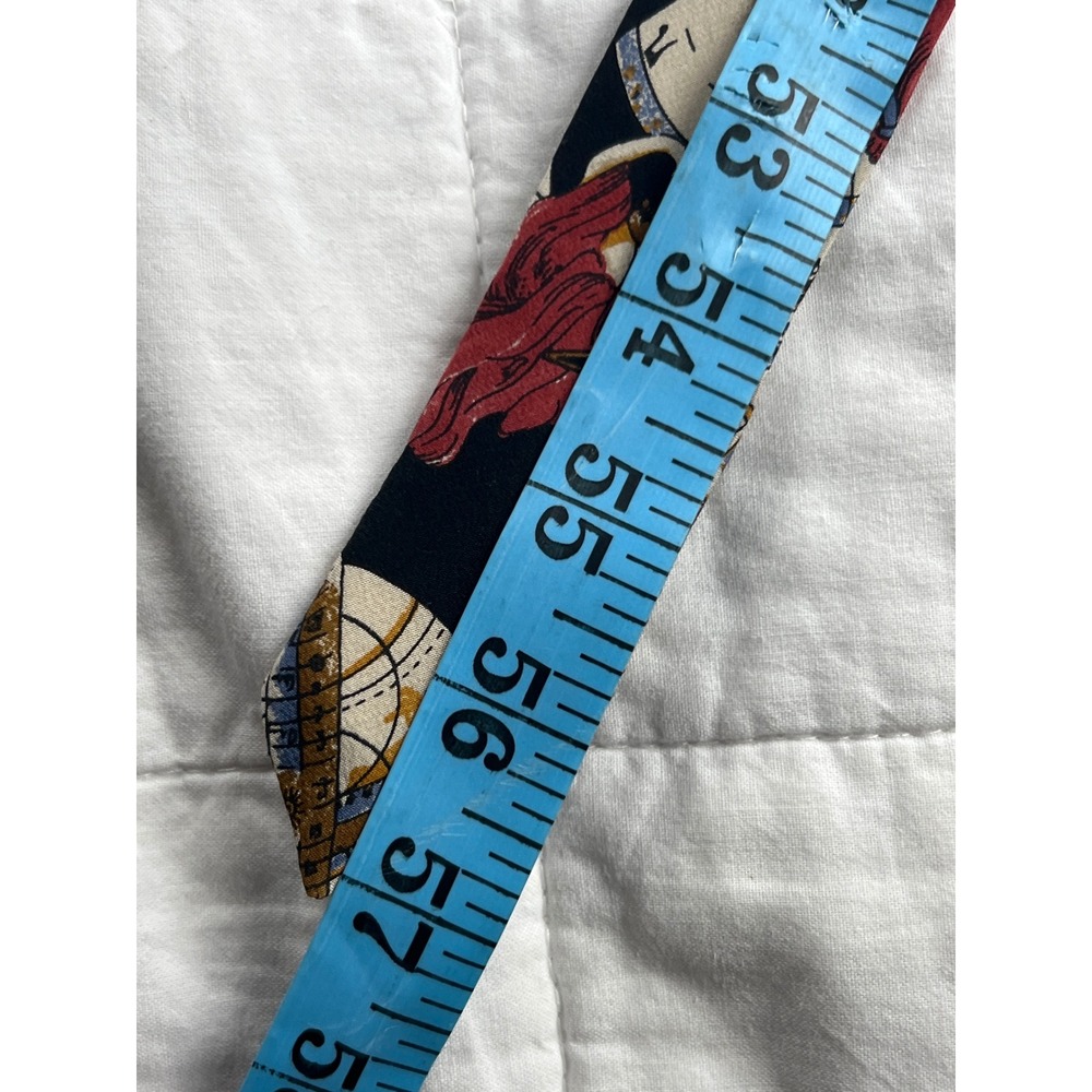 Vintage Kenneth Cole New York 100% Silk Tie Celestial Map Design Made in Italy - Picture 5 of 6